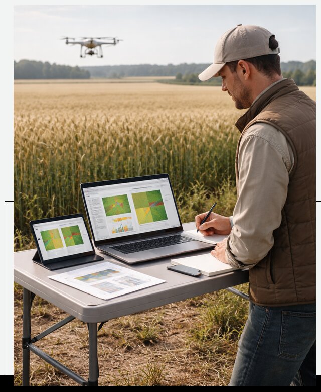 Система AI прогнозирования урожайности для точных агрономий в Туймазы