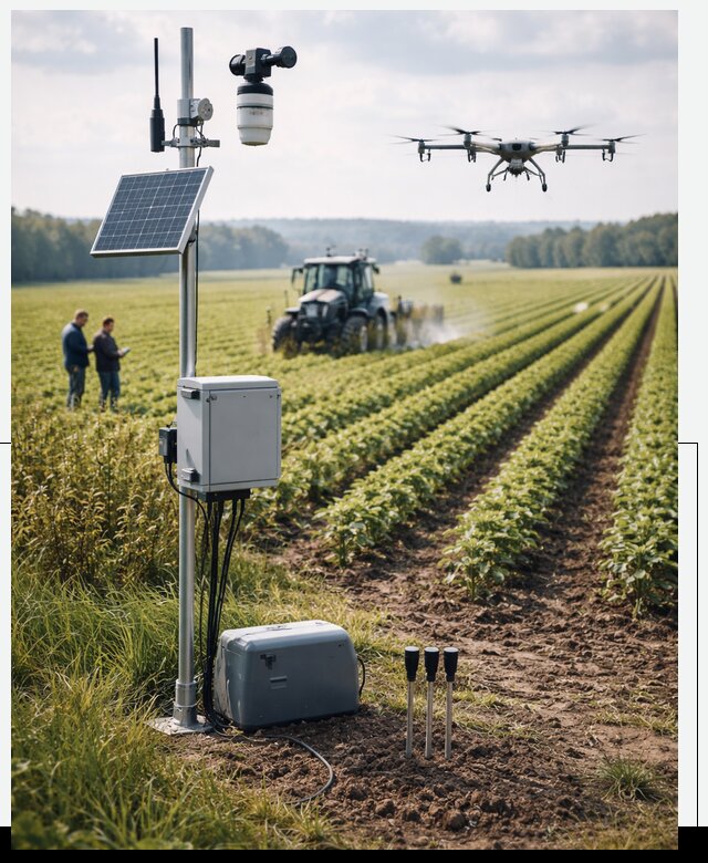 Разработка IoT мониторинга полей в Туймазы от 8662 р. | АвикейТмз